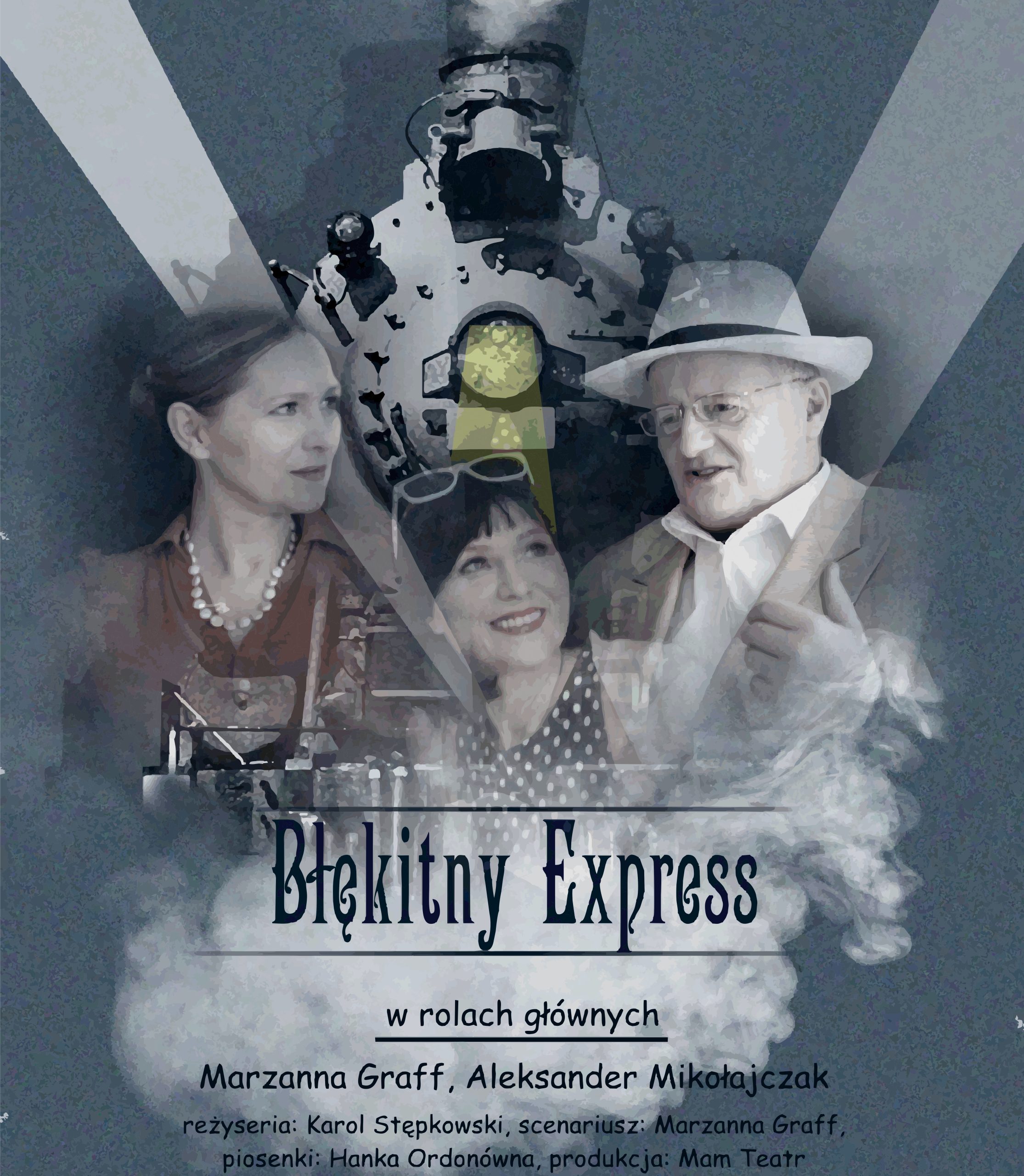 plakat Blekitny Express kat